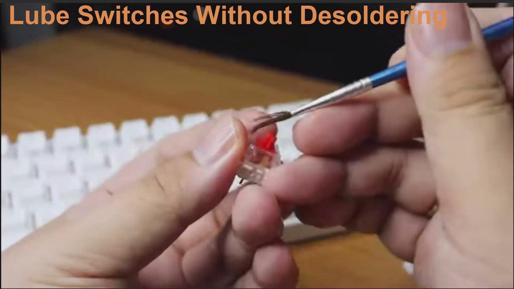 'Video thumbnail for Lube Switches Without Desoldering'