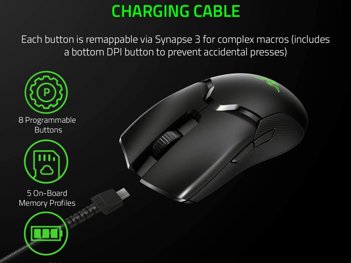 Razer Viper Ultimate Lightest Wireless Gaming Mouse 21 Review
