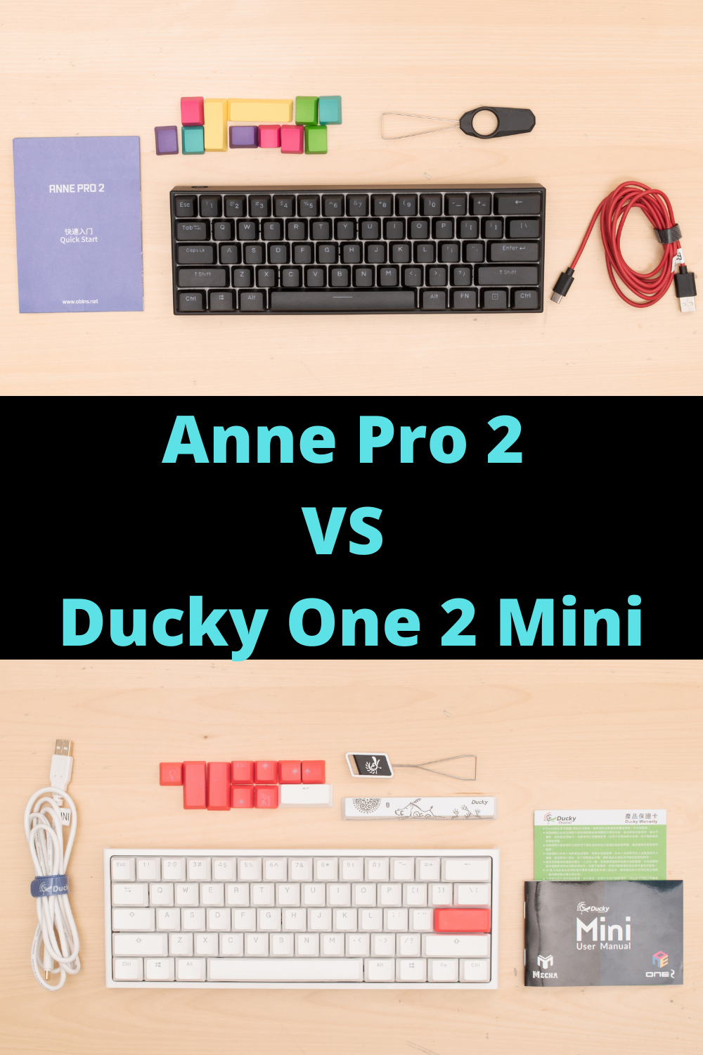 Anne Pro 2 VS Ducky One 2 Mini