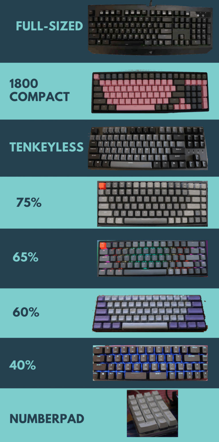 The Keyboard Sizes Explained (2021) All Keyboards Size in The World