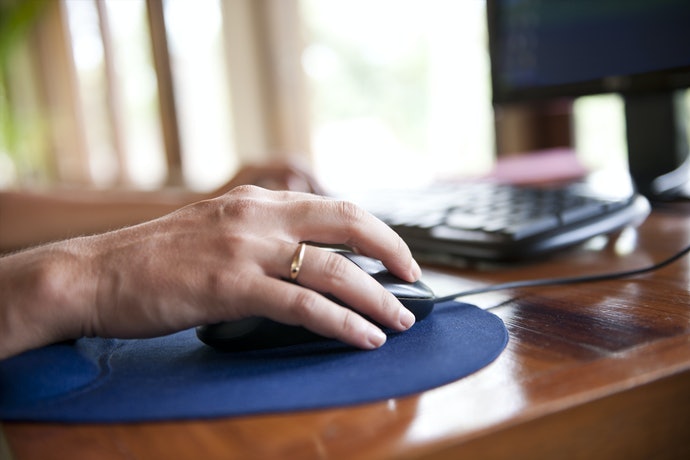 Consider a mouse pad with a non-frustrating non-slip base
