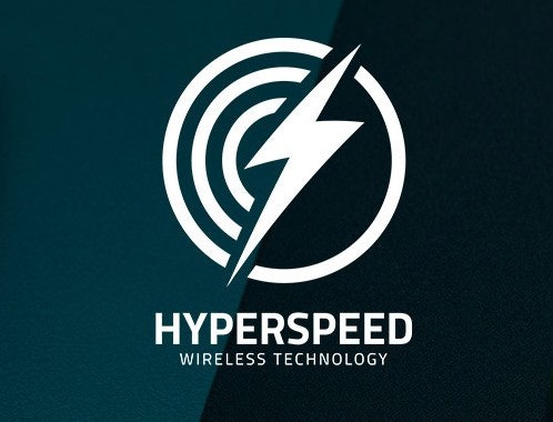 Hyperspeed Wireless Technology makes the mouse even faster