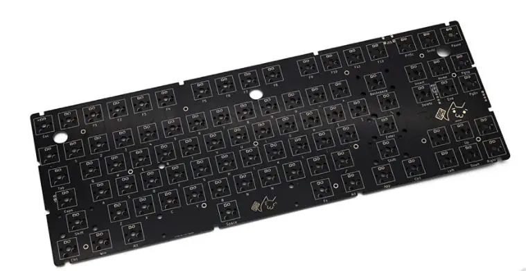 HOT SWAPPABLE XD87 CUSTOM MECHANICAL KEYBOARD PCB 87% UNDERGLOW RGB: #1 Best PCB for a TKL (Tenkeyless) Keyboard
