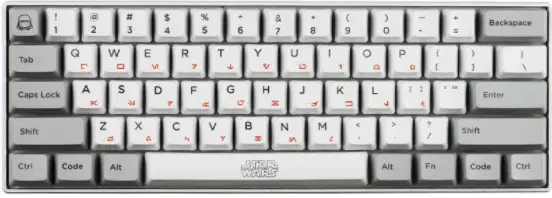 Keycap PBT Star Wars 108 Keys Keycaps OEM