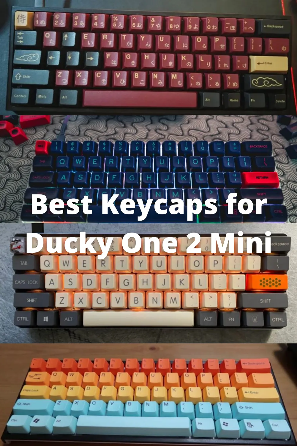 Best Keycaps for Ducky One 2 Mini