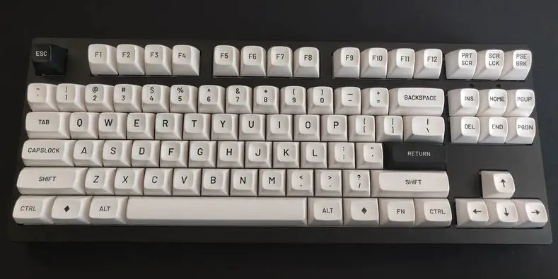 DROP MT3 Black-on-White Keycap Set