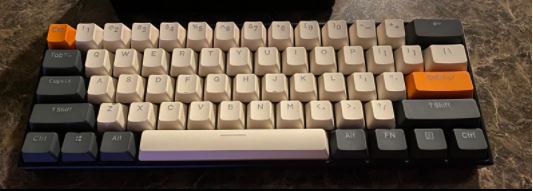 YMDK Double Shot Dyed PBT Shine Carbon