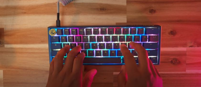 Excellent grip on keycaps when typing or gaming