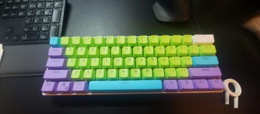 GTSP Green Thick PBT OEM RGB Keycap Set