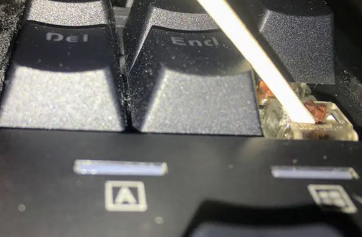 Certain keys feel sticky