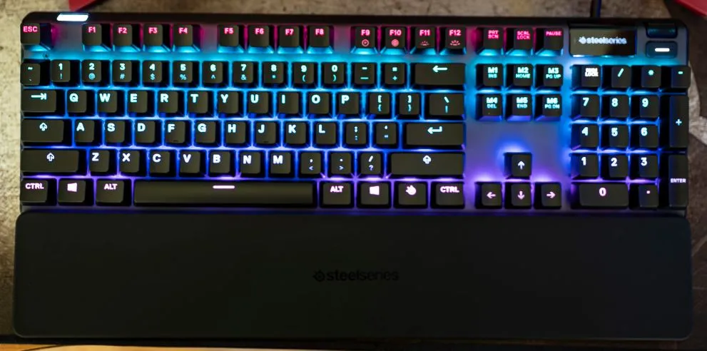 SteelSeries Apex Pro: Best Full Sized Keyboard with fastest switches