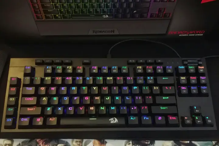 2. Redragon K588 RGB: Best Redragon Ergonomic Keyboard
