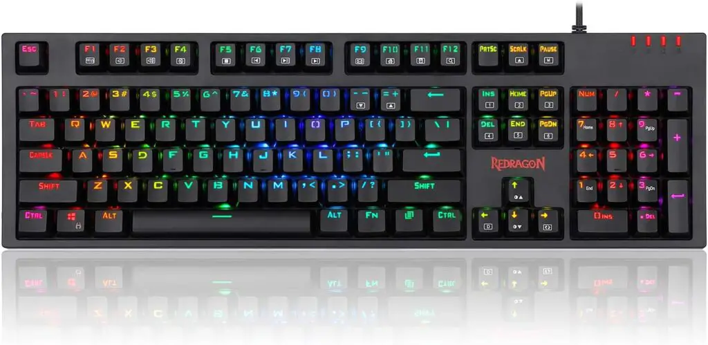 6. Redragon K592-PRO: Best Redragon Keyboard for Gaming