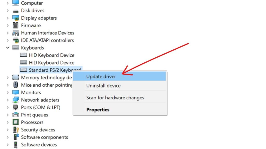 Updating The Keyboard Driver